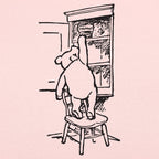Winnie the Pooh Bear Reaching for a Hunny Jar