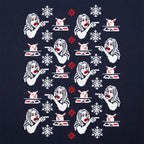 Woman Yelling At Cat Ugly Christmas Sweater Pattern
