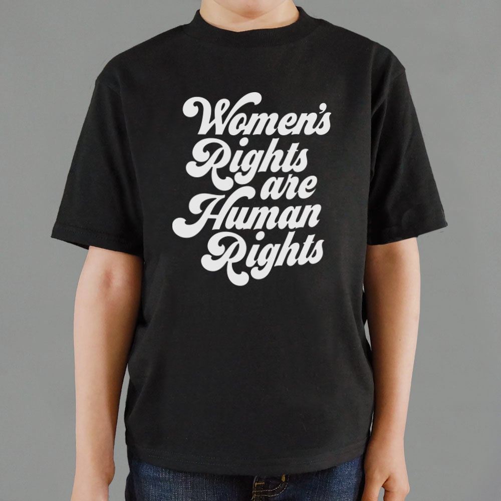 Women's Rights Are Human Rights Retro Script Design