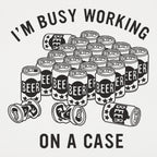 Working On A Case Beer Can Detective Pun