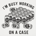 Working On A Case Beer Can Detective Pun