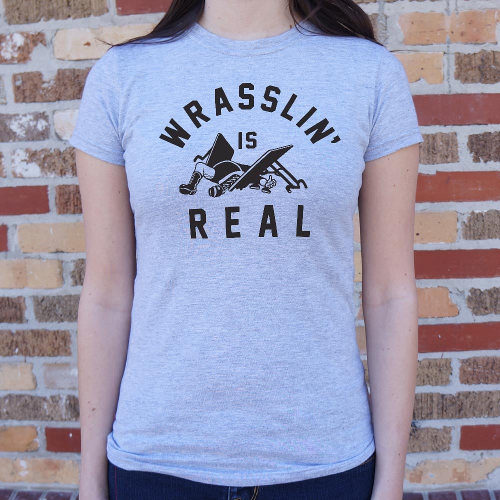 Wrasslin' Is Real Pro Wrestler Graphic