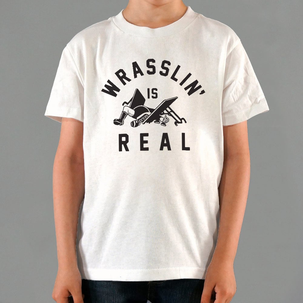 Wrasslin' Is Real Pro Wrestler Graphic