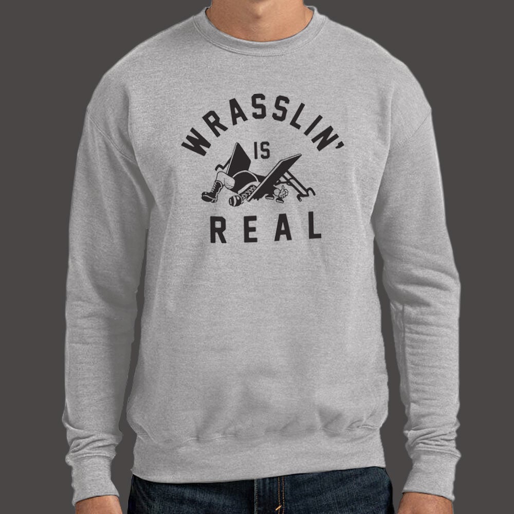 Wrasslin' Is Real Pro Wrestler Graphic