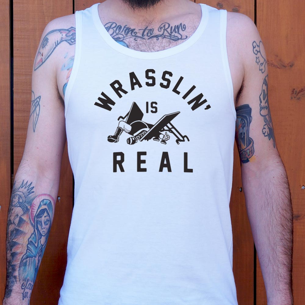 Wrasslin' Is Real Pro Wrestler Graphic