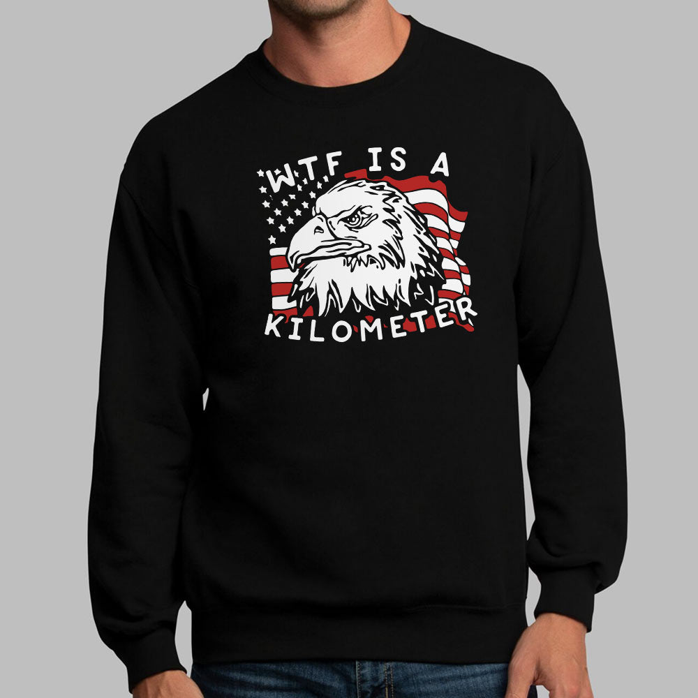 WTF Is a Kilometer Patriotic Bald Eagle