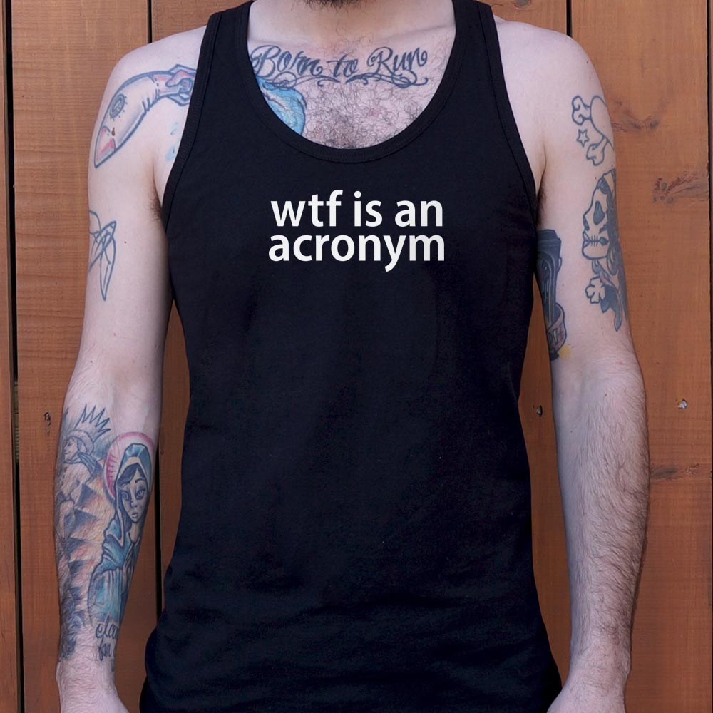 WTF Is An Acronym Funny Typography Wordplay Joke