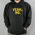 Yeah No Sarcastic Typography Quote