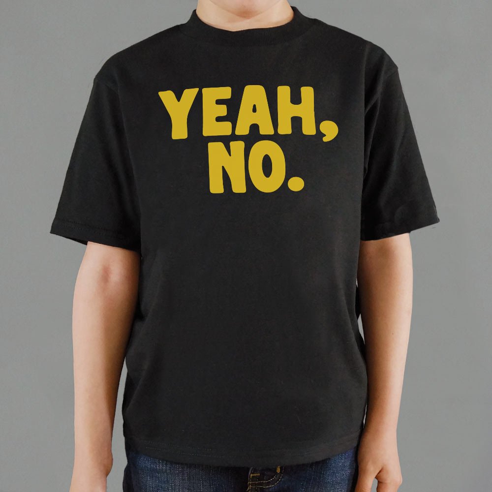 Yeah No Sarcastic Typography Quote