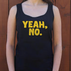 Yeah No Sarcastic Typography Quote
