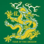 Year of the Dragon - Chinese Zodiac Dragon Design