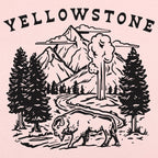 Yellowstone Bison. Geyser. and Mountain Wilderness