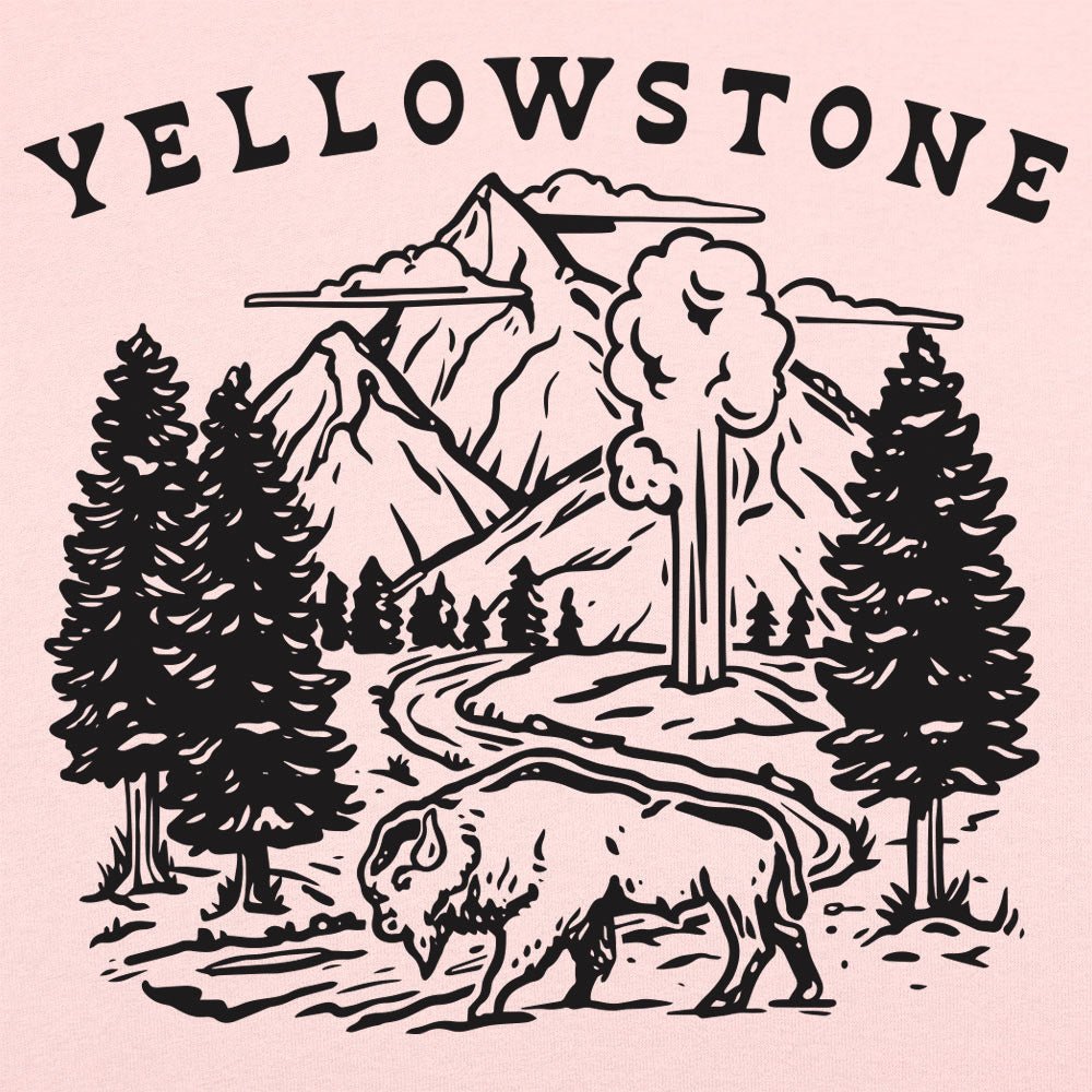 Yellowstone Bison. Geyser. and Mountain Wilderness