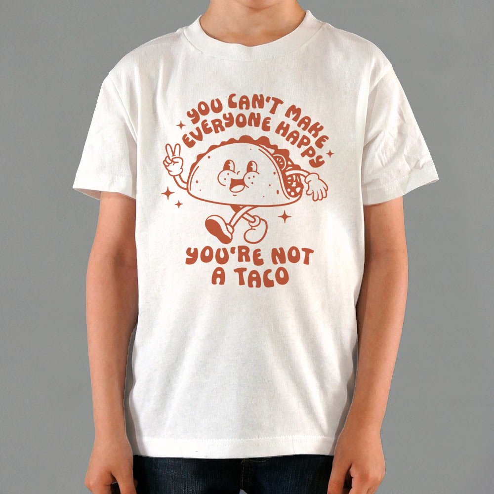 You're Not A Taco Retro Cartoon Taco Character