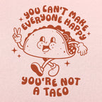 You're Not A Taco Retro Cartoon Taco Character