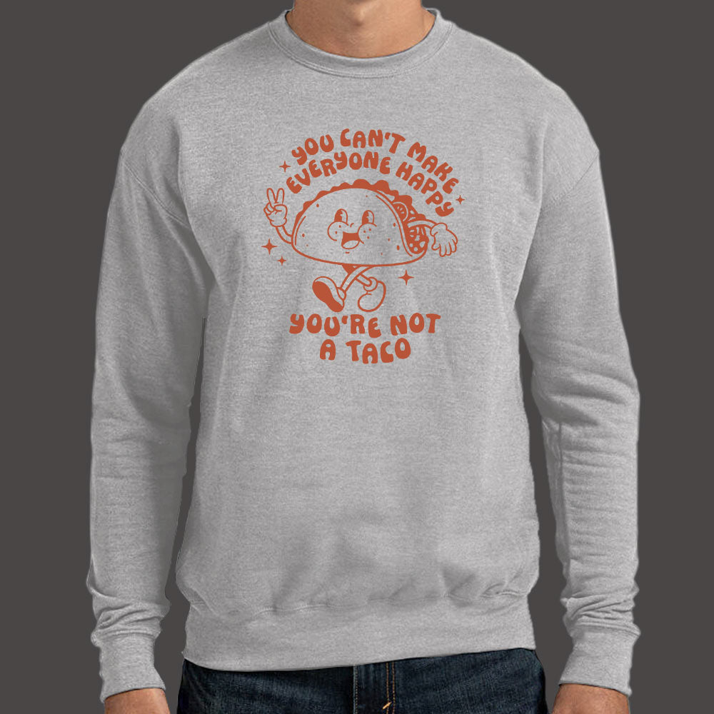 You're Not A Taco Retro Cartoon Taco Character