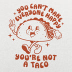 You're Not A Taco Retro Cartoon Taco Character