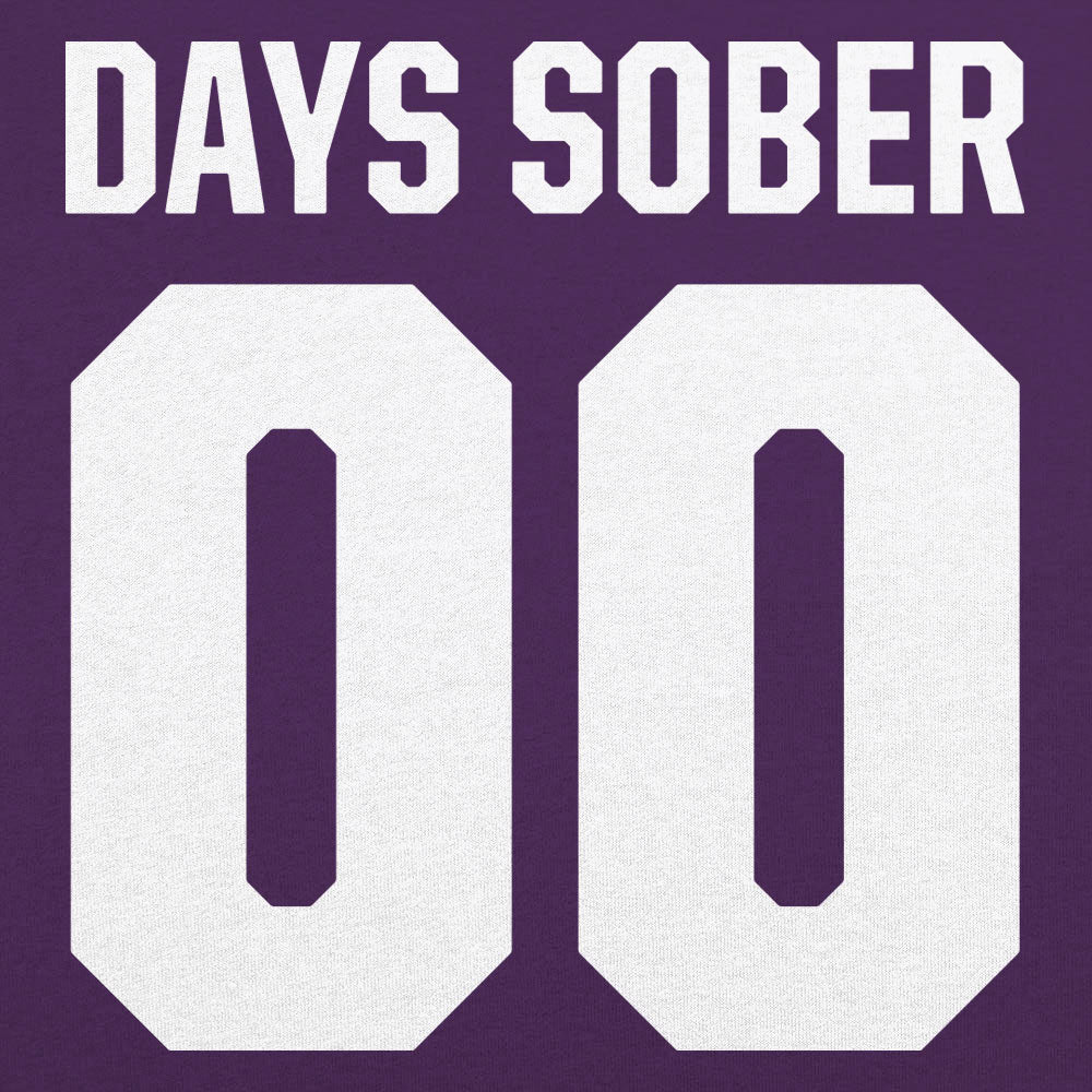 Zero Days Sober Big 00 Scoreboard Design