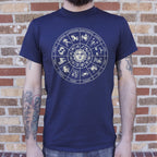 Zodiac Wheel with All 12 Astrology Signs and Sun