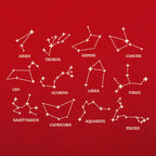 Zodiac Constellations Star Chart of All 12 Astrology Signs